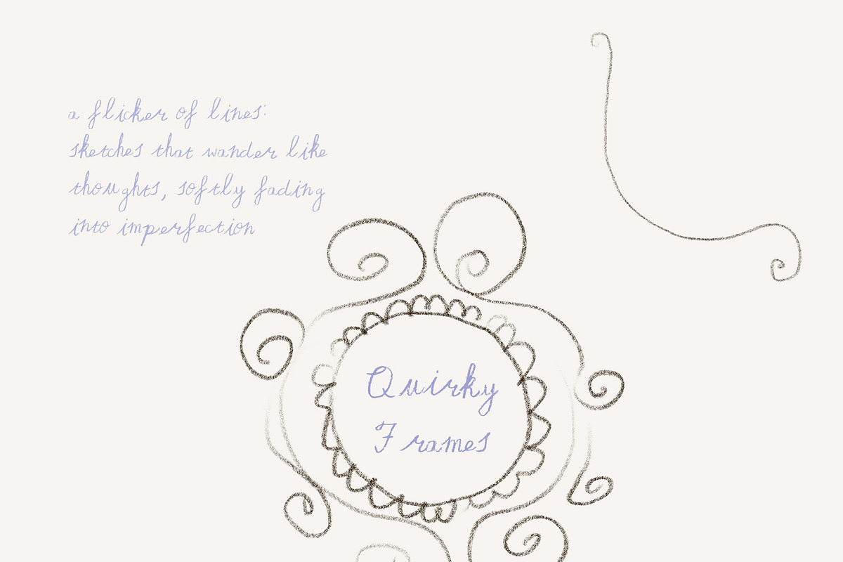 Quirky Hand-Drawn Line Frames, an Object Graphic by Lana Elanor (Photo 5 of 11)