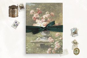 Vase in Garden Vellum for Invitation, an Invitation Template by SilverJoyAtelier
