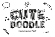 Cute Doodle - Playful Scribble Font
