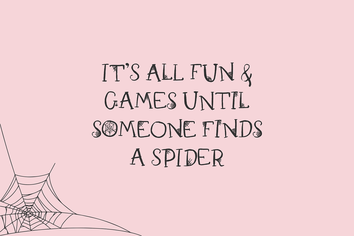 Recluse Spider Font - Halloween Font, a Handwritten Font by Beck McCormick (Photo 6 of 10)
