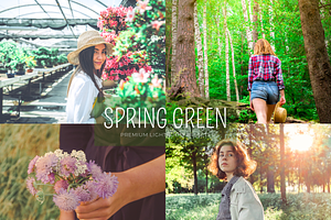 10 Spring Green Lightroom Presets, a Preset Add-On by RamsaGraphi