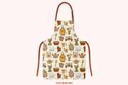Cozy Kitchen Clipart and Patterns, an Object Illustration by Drafts n Doodles (Thumbnail 11 of 14)