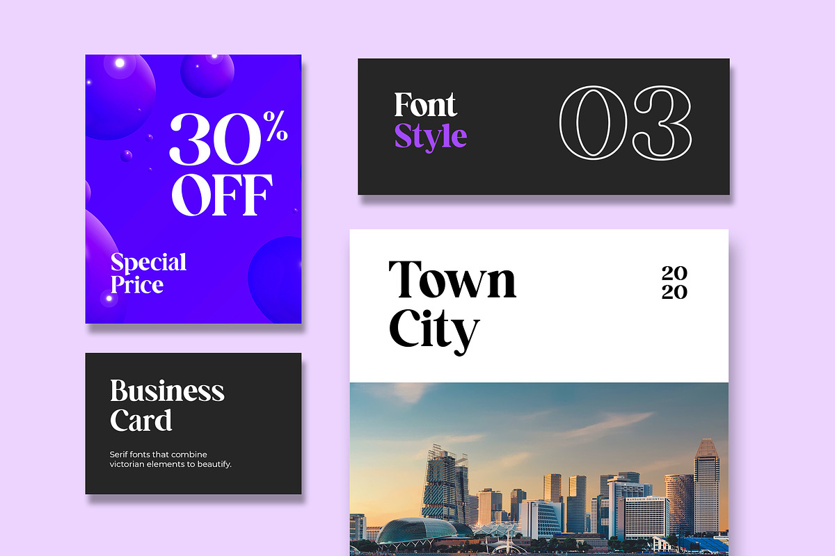 Watch Quinn Elegant Serif Font, a Serif Font by UICreative (Photo 3 of 4)