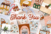 Snowy Village Christmas Collection, a Seasonal Illustration by Mio Buono (Thumbnail 19 of 19)