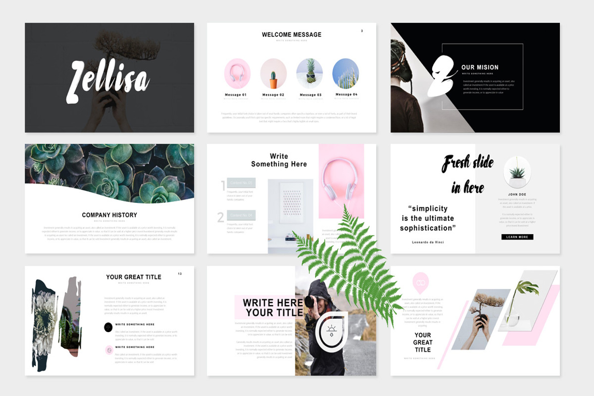 Zellisa Google Slide Presentation, a Presentation Template by SlideBester (Photo 1 of 9)