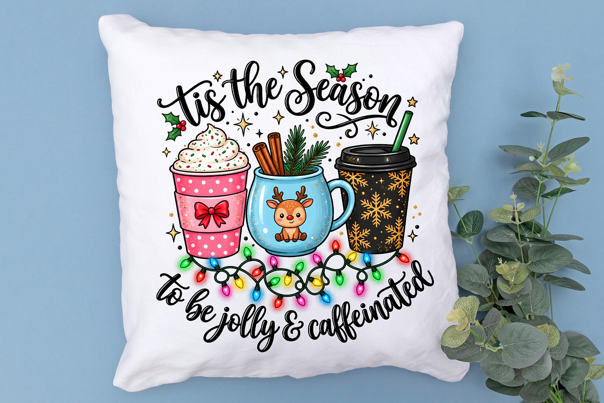 Tis The Season To Be Jolly CoffeePNG, an Object Graphic by Zahyl Studio (Photo 7 of 7)