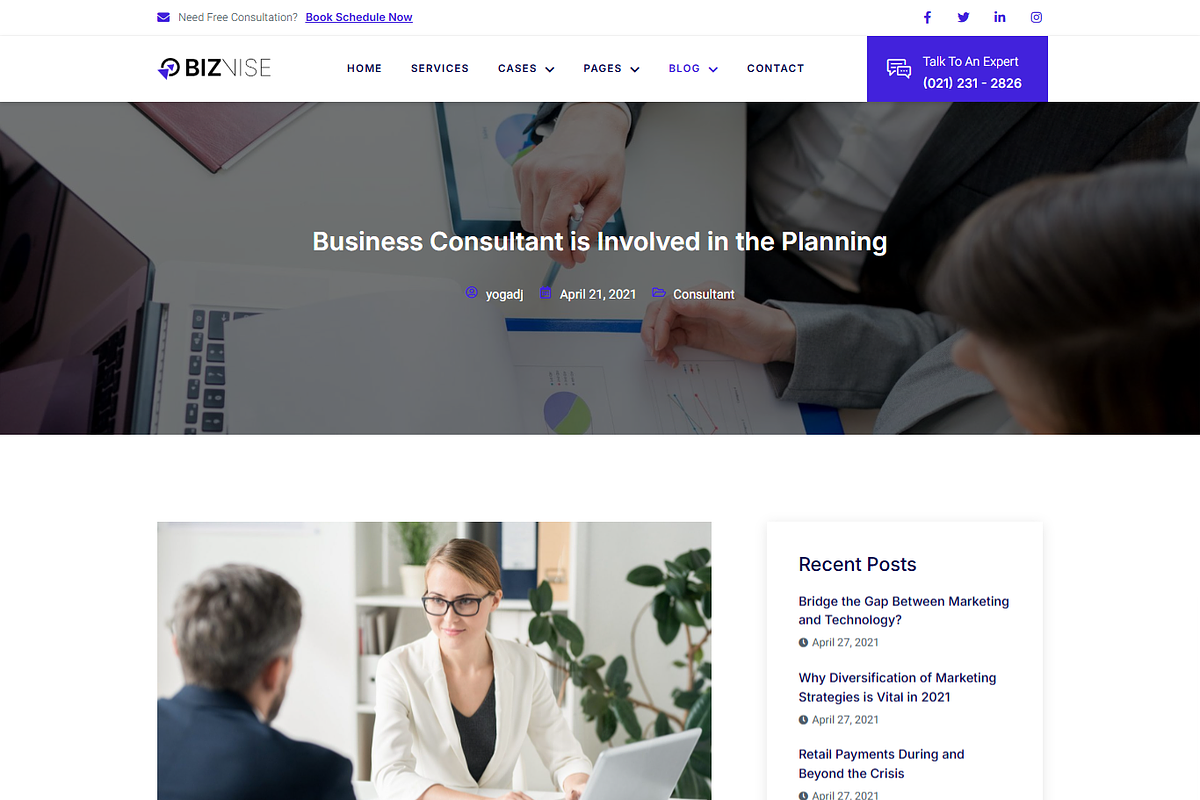 Business Consult Elementor Template, a Landing Page Template by MasterDesigns (Photo 8 of 9)
