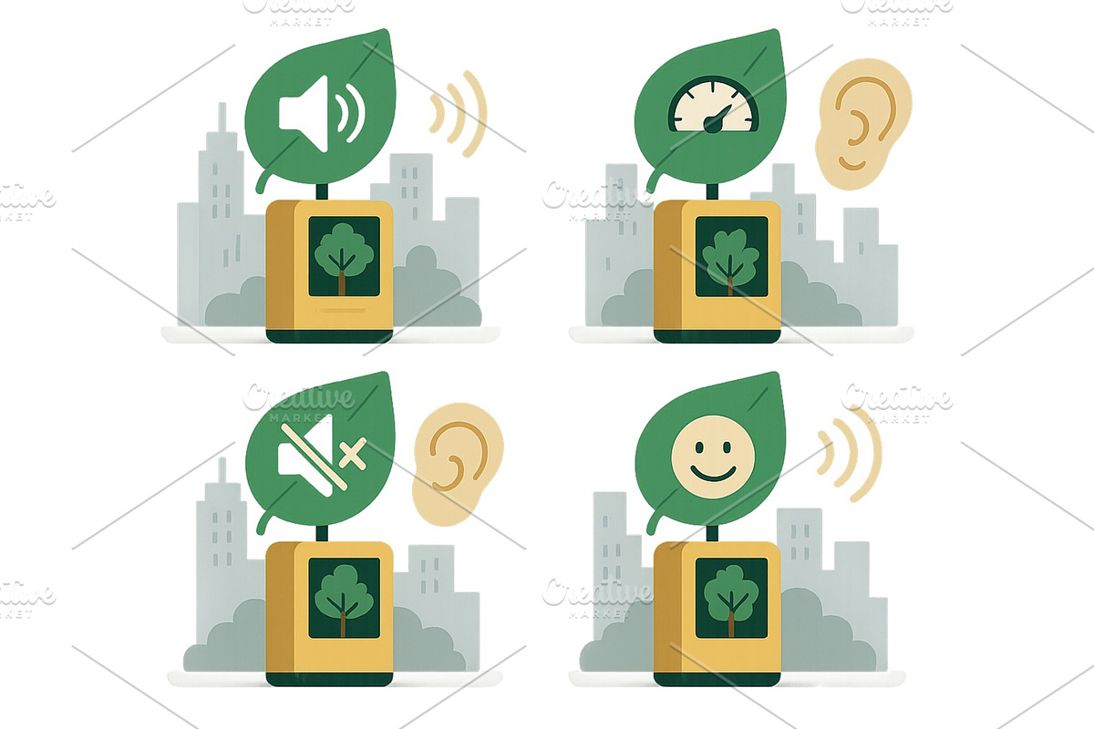 Creative urban soundscape design, a Technology Illustration by ZinetroN