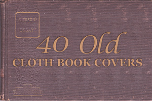40-Old Cloth Book Covers, a Texture Graphic by Blue Line Design