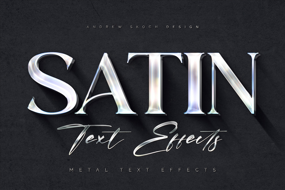 Polished Metal Text Effects, a Layer Style Add-On by Andrew Skoch Design (Photo 4 of 10)