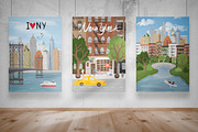 New York Print Creator, Scene, a Person Illustration by AlineArtStore (Thumbnail 9 of 15)