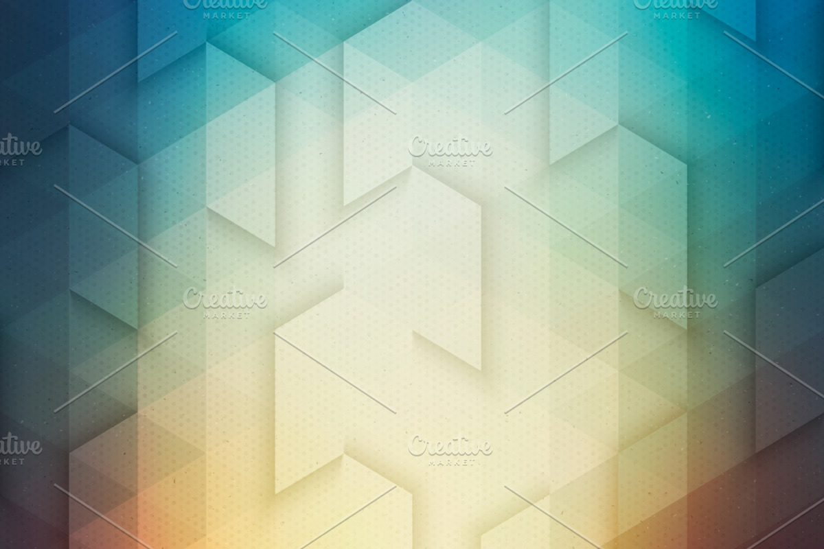 Vector Geometrical Backgrounds, a Pattern Graphic by yamonstro (Photo 4 of 6)