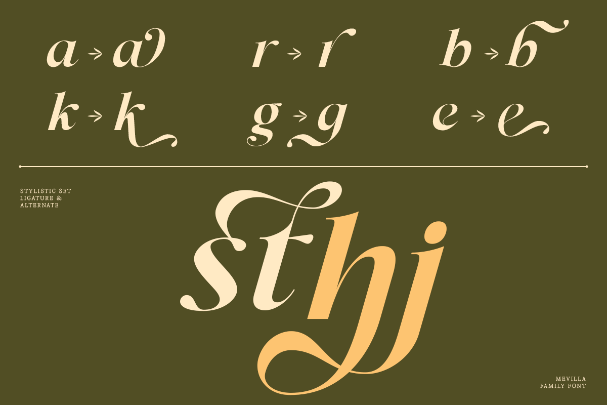 Dh Milate - 16 Beauty Elegant Family, a Serif Font by Dharmas Foundry (Photo 6 of 17)