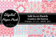 Soft Sweet Pastel Abstract Patterns, a Pattern Graphic by Gen Aumonier (Thumbnail 1 of 7)