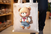 Watercolor Teddy Bear Clipart Bundle, an Illustration by Rose Art (Thumbnail 4 of 5)