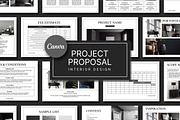 Interior Design Proposal Template, a Presentation Template by SKY CREATION (Thumbnail 1 of 7)