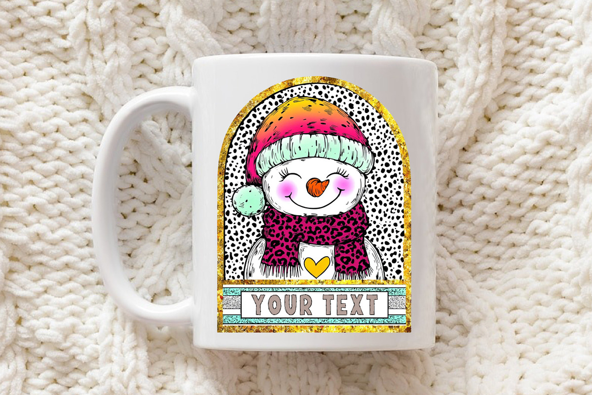 Snowman Coquette glitter Snowman png, an Illustration by Libby Wishes (Photo 5 of 6)