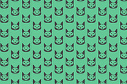 Heads of Cat Seamless Pattern, a Pattern Graphic by Ghagra (Thumbnail 2 of 3)