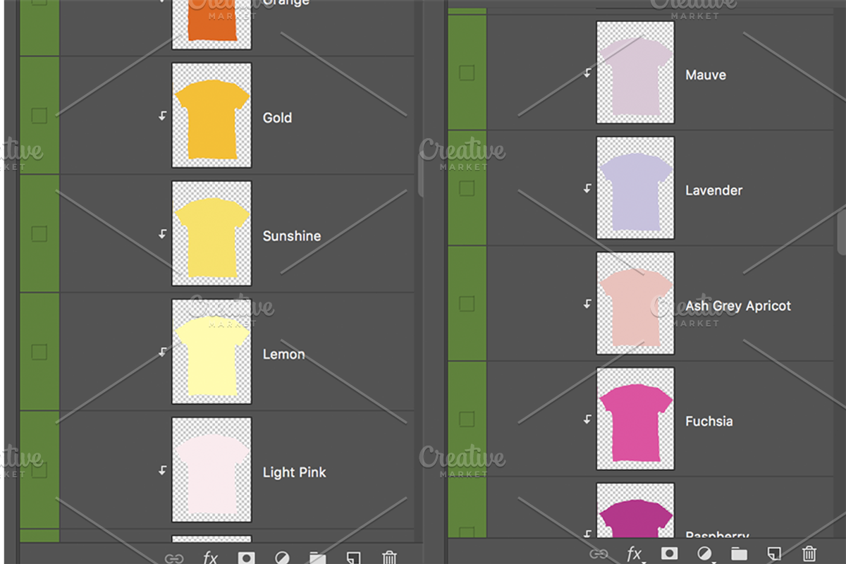 T-Shirt Mock-Ups Front, a Presentation Template by Gordon Designs (Photo 5 of 9)