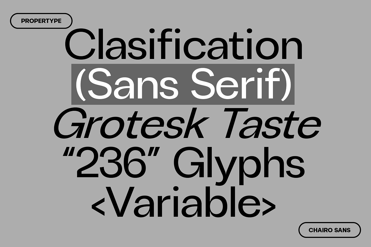 ChairoSans, a Sans Serif Font by Propertype (Photo 5 of 14)
