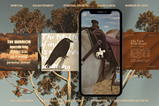 The Warrior Template Bundle, a Social Media Template by The Flossy Finch (Thumbnail 3 of 24)