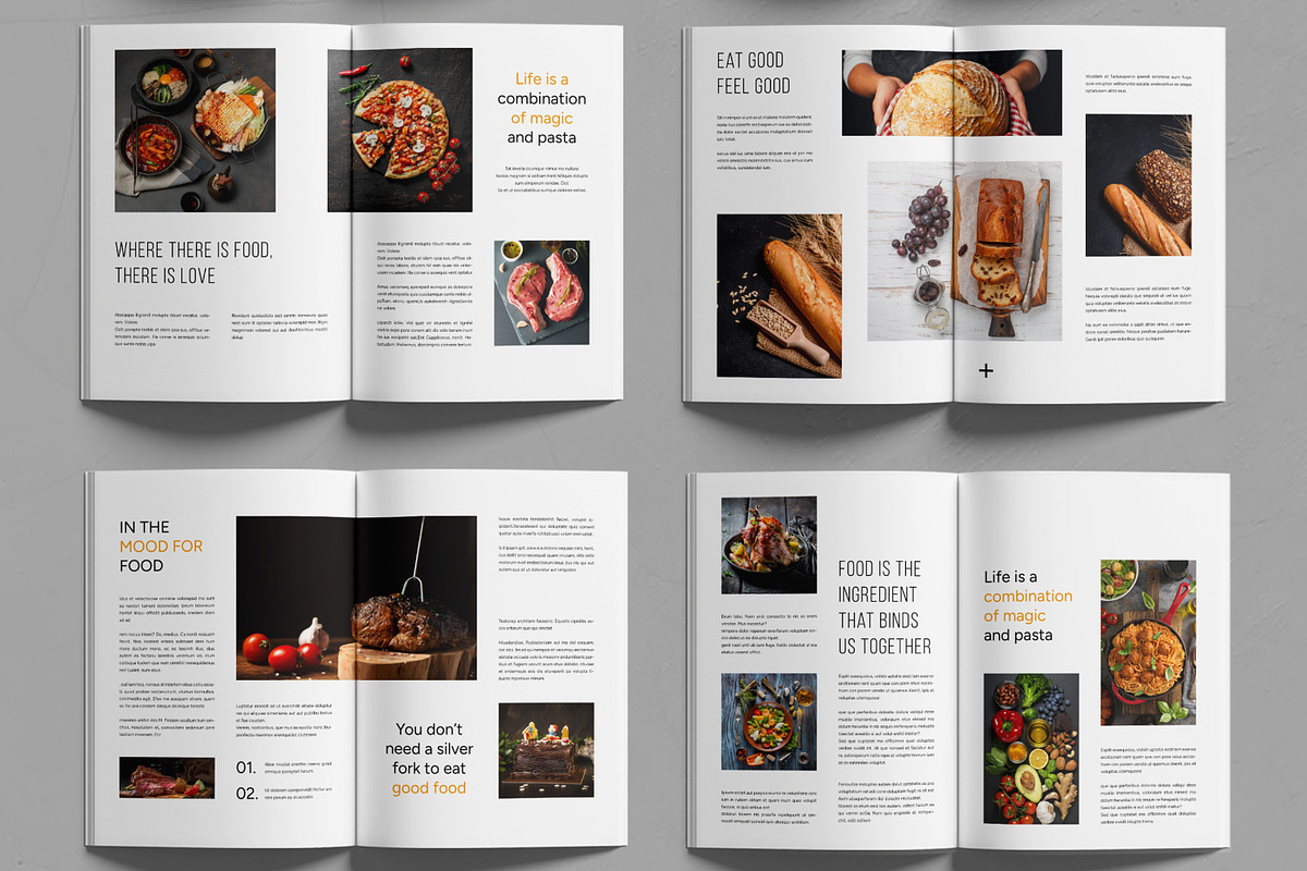 Food Magazine Layout, a Magazine Template by MightyDesign (Photo 3 of 6)
