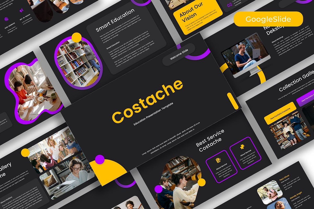 Castache – Education Google Slide, a Presentation Template by kreatifreya (Photo 1 of 5)