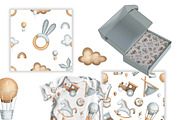 NEWBORN baby illustration & patterns, an Object Illustration by Linerisyart (Thumbnail 10 of 17)