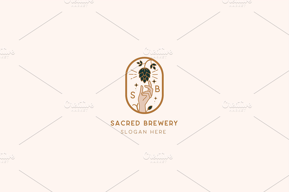 Sacred Brewery Logo Template, a Branding & Logo Template by CCS Type (Photo 2 of 3)