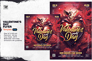 Valentines Day Party Flyer, a Flyer Template by Tarommir (Thumbnail 1 of 4)