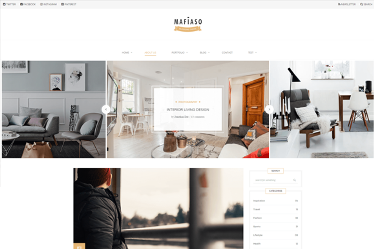Mafiaso - Blog HTML Template, a Websites & App Template by FlyTemplates.com (Photo 2 of 10)