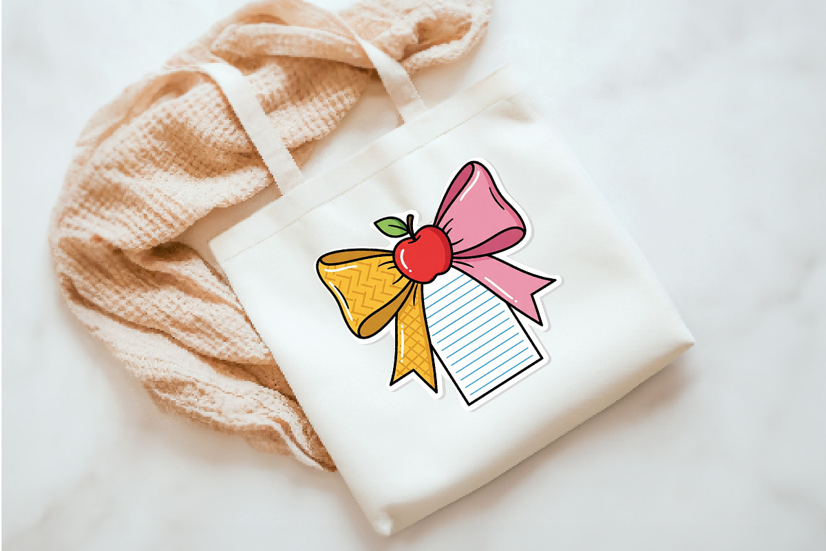Teacher Bow PNG, an Illustration by Watercolor design (Photo 3 of 3)