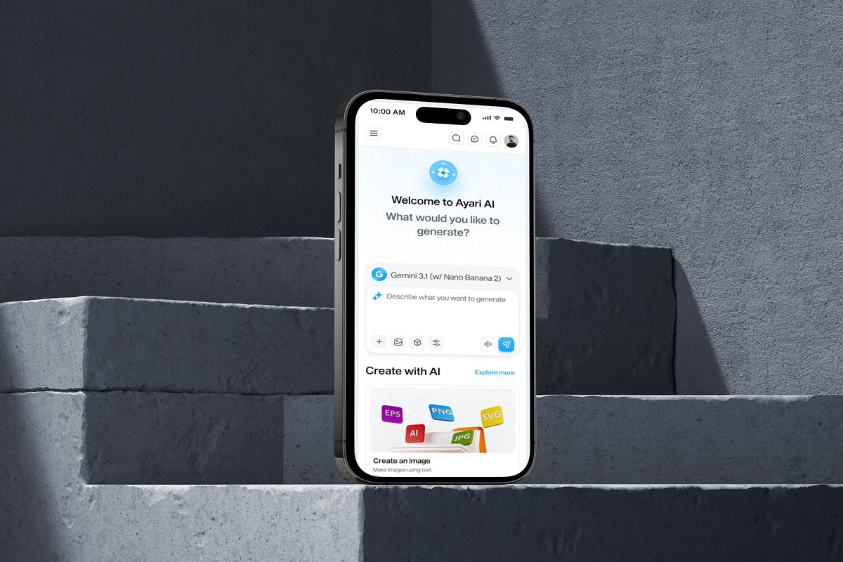 AI-Powered Image Generate UI kits, an UI Kit Template by Lumina_ui_ux202 (Photo 1 of 7)