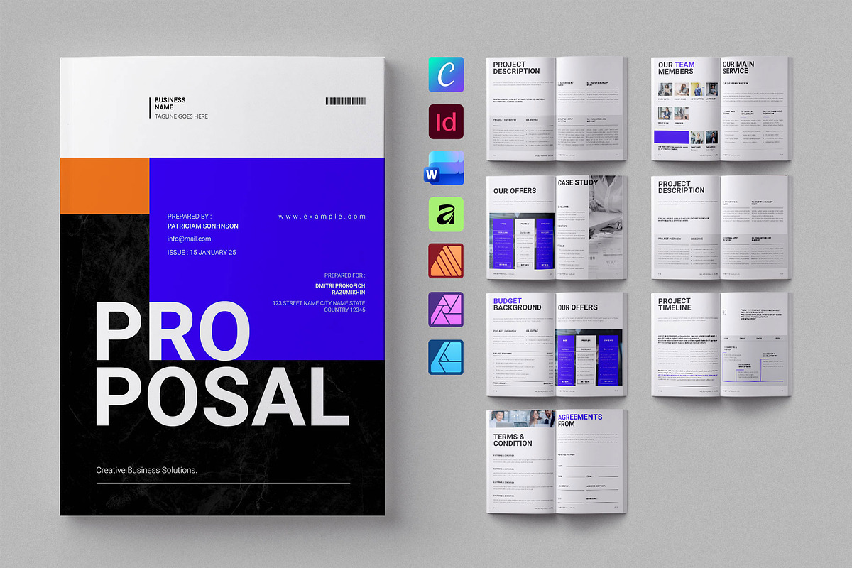 Proposal Bundle 4 in 1, a Brochure Template by ElvinPrint (Photo 29 of 37)
