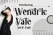 Wendric Vale - Serif Font, a Serif Font by NDNL Studio (Thumbnail 1 of 6)