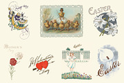 Vintage Holiday Graphics, an Illustration by Blue Line Design (Thumbnail 13 of 15)