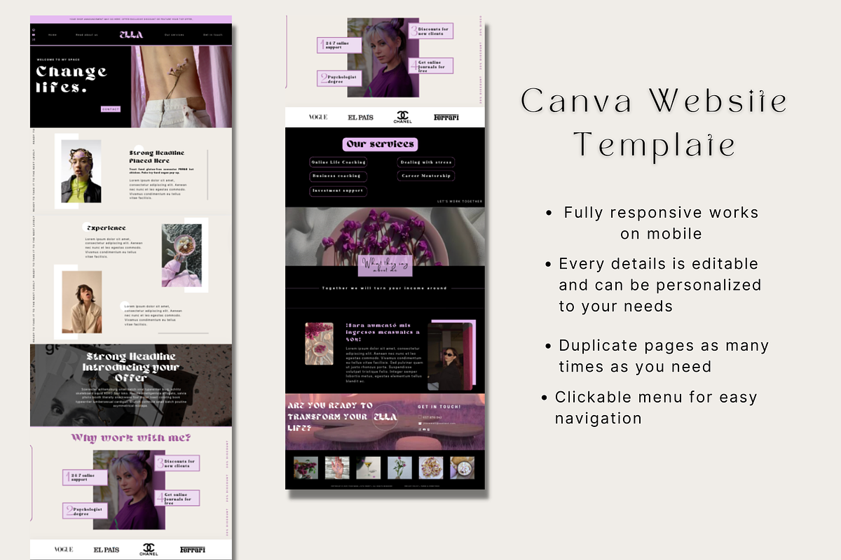 Website Template for Coach, a Websites & App Template by Prodesign (Photo 5 of 6)