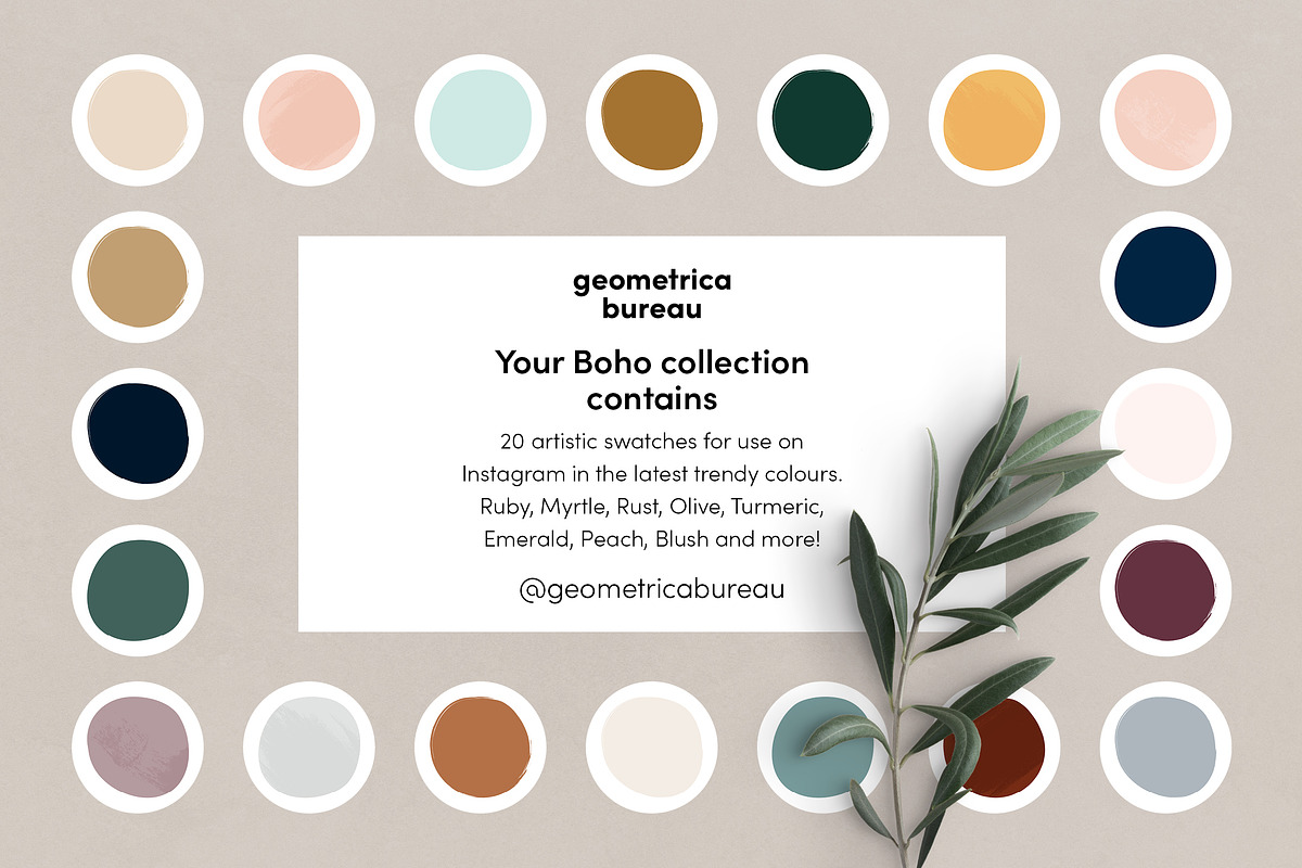 Instagram Highlight Covers Boho Vol2, a Social Media Template by Geometrica Bureau (Photo 4 of 6)