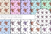 Cute Dog Pattern, a Pattern Graphic by ArtOfSoul (Thumbnail 1 of 4)