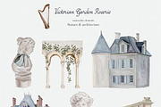 Victorian garden Riverie-summer set, a Decorative Illustration by Amely.Art (Thumbnail 12 of 12)