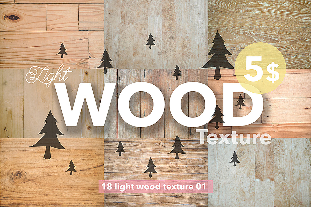 18 light wood texture 01, a Texture Graphic by photo3idea (Photo 1 of 8)