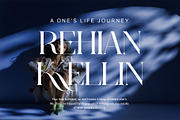 Rugine Elegant Serif Typeface, a Serif Font by Alfinart (Thumbnail 10 of 10)