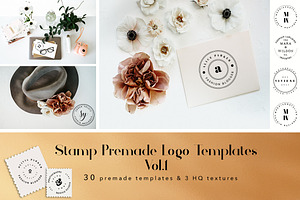 Stamp Premade Logo Templates Vol.1