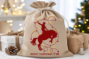 Cowboy Christmas Y’all Print SVG, a Graphic by TanchaArt (Thumbnail 4 of 10)