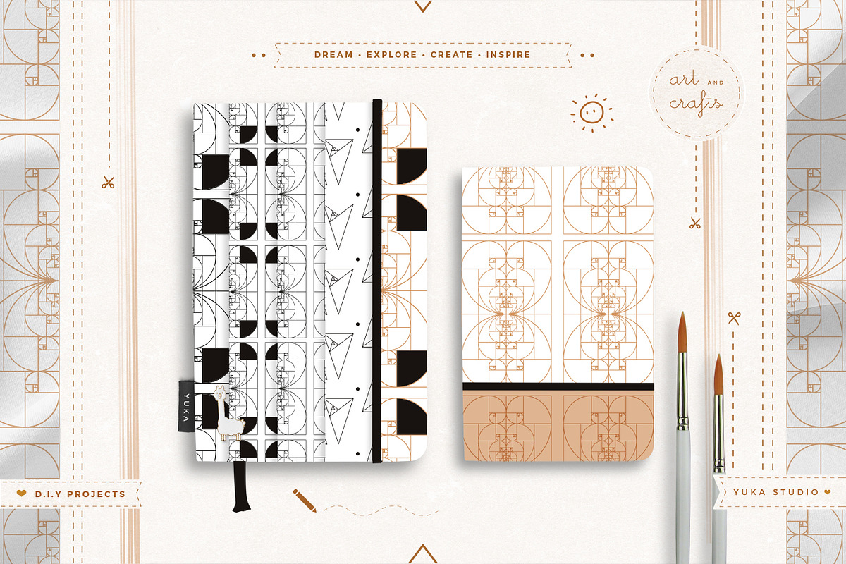 Golden Ratio Pattern, a Pattern Graphic by Yuka Baby (Photo 2 of 6)