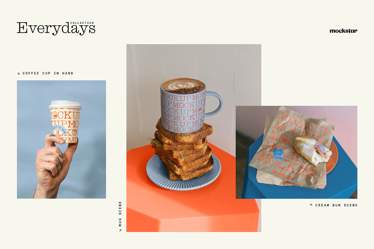 Everydays Collection Combo Bundle, a Packaging Mockup by mockstar (Photo 5 of 9)