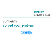 Sunbeam, a Sans Serif Font by Kustomtype (Thumbnail 5 of 10)