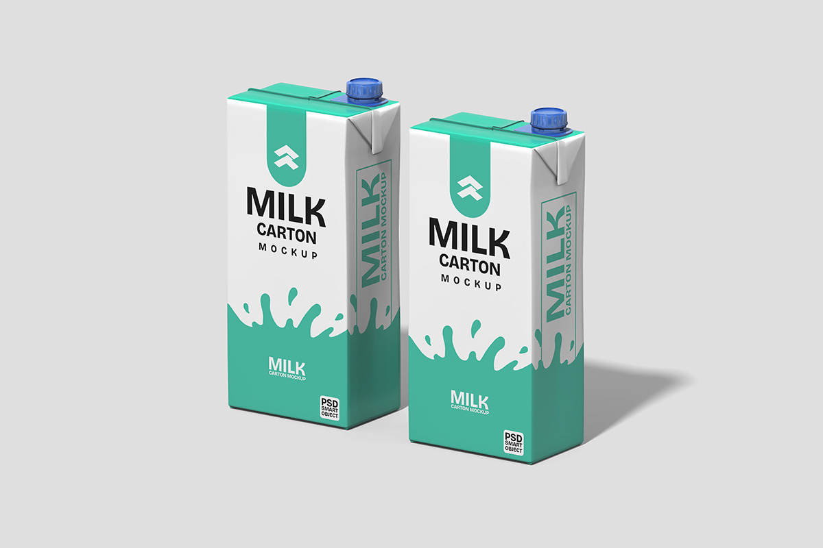 Milk Carton - Mockup, a Packaging Mockup by Rometheme Std (Photo 4 of 5)