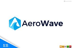 Aero Wave Logo For Sale