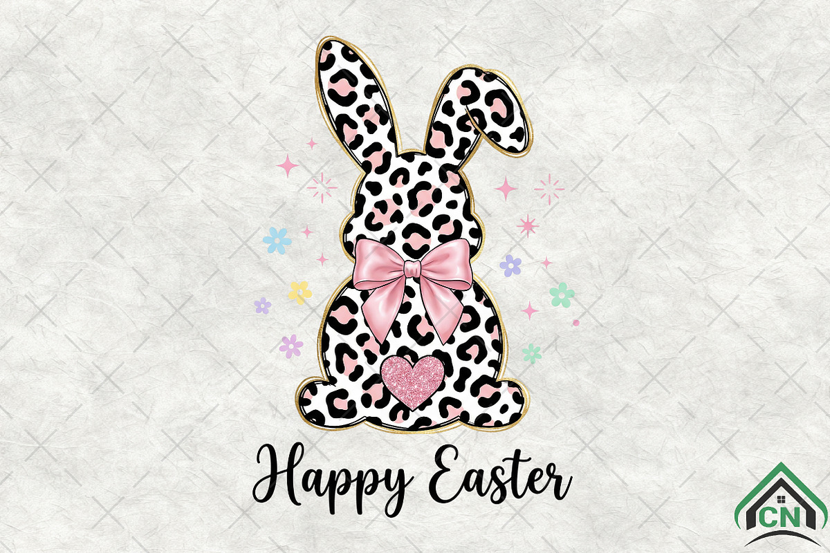 Easter PNG, Happy Easter Leopard, an Illustration by Craft Nest (Photo 2 of 6)